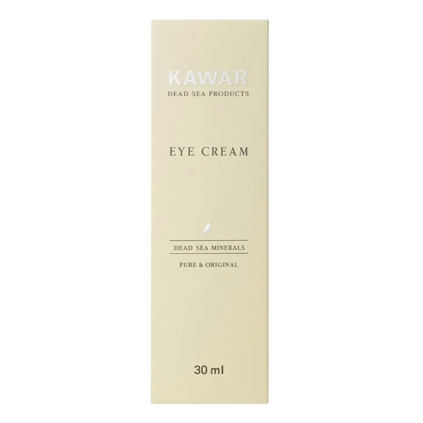 KAWAR Dead Sea Eye Cream with Retinol, Collagen, Argan Oil & Caffeine, Targets Dark Circles, Puffiness & Fine Lines, Enriched with Dead Sea Minerals, Vegan Eye Cream for Women & Men, 1 oz