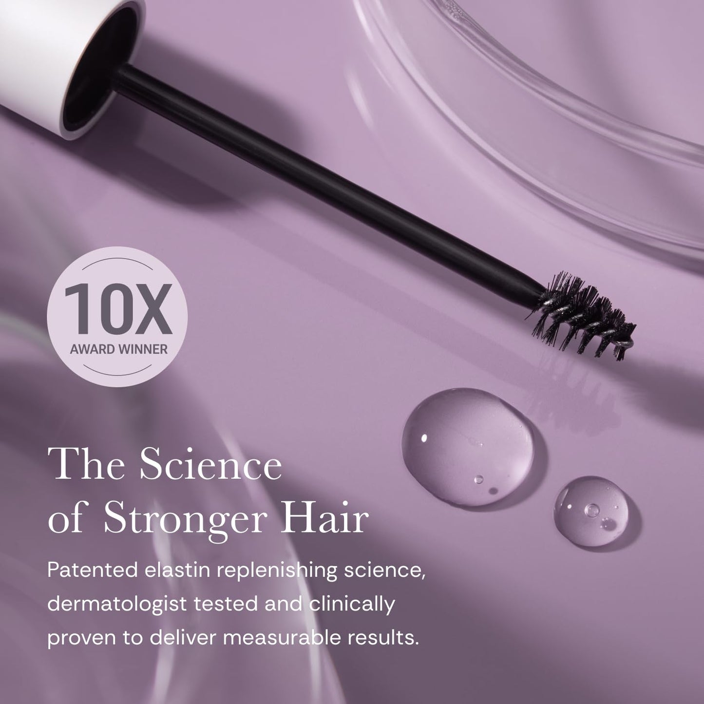 NULASTIN Eyelash Serum & Brow Serum - Lash & Brow Dual System - Eyebrow & Eyelash Enhancing Serums with Keratin & Peptides for Fuller Looking Lashes & Brows (2 Count, 0.1 Fl Oz Each)