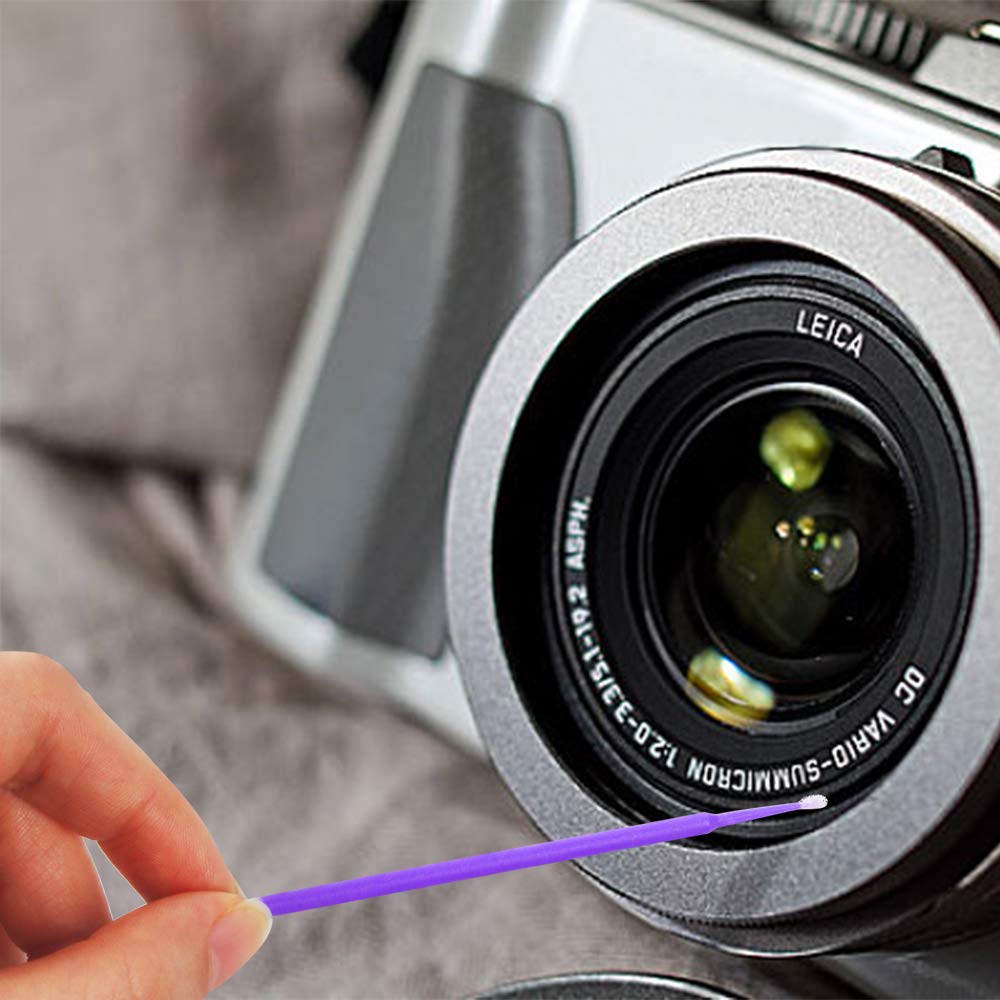 500 PCS Disposable Micro Applicator Brush Bendable Makeup Brush Mascara Brush for Eyelash Extensions, 5 Colors (Head Diameter: 2.5/2.0/1.5 mm)