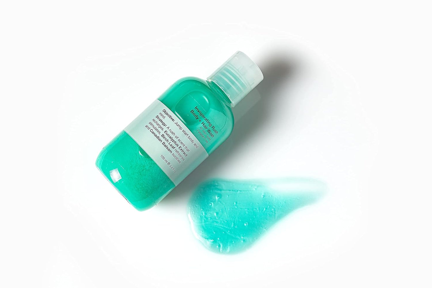 Anthony Mens Body Wash and Shampoo: Invigorating Rush 2-In-1 Liquid Gel Soap & Hair Shampoo, Pine Wood Scent, Hydrating with Eucalyptus, Canadian Balsam, Birch Leaf, Charcoal, Sea Kelp, 3.4 Fl. Oz