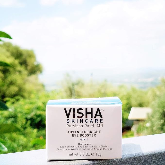 Skincare Advanced Bright Eye Booster 4 in 1 Cream, Under Eye Cream for Dark Circles and Puffiness, Decreases Wrinkles and Lines Around Eyes and Lips, Reduces Overall Eye Puffiness 0.5oz