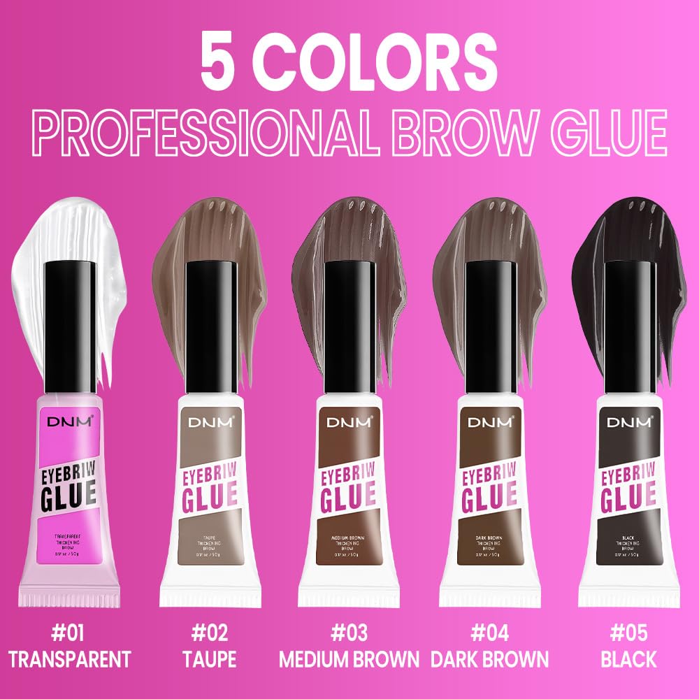 Kaely PROFESSIONAL MAKEUP Brow Glue, Clear Eyebrow Gel, Eyebrow Mascara Waterproof, gel para cejas a prueba de agua, Eye Brow Fast Sculpt, Vegan & Cruelty-Free, 1Pcs-01 Transparent