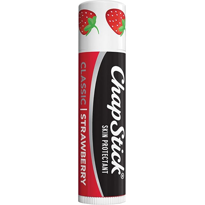 Chapstick Lip Balm-Classic Strawberry 3 Pack