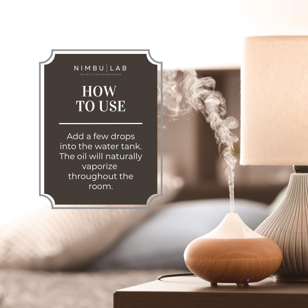 305 Amber - Fragrance Oil Diffuser, Essential Oil Diffuser, Luxury Hotel Air Fresheners for Home - Amber, Violet, Lily of The Valley, Musk (1 Fl Oz (Pack of 1) by Nimbu Lab