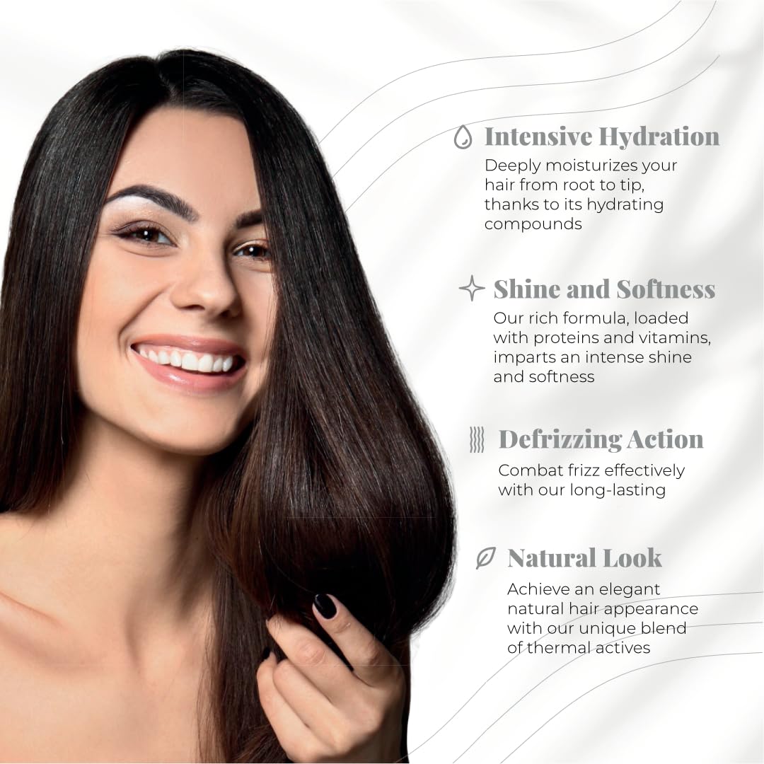 Expert Hair Sensation, Brazilian Keratin Hair Treatment - Anti Frizz for All Hair Types β Long-Lasting Straightening - Keratina Para Alisar El Pelo, Brazilian Blowout Products (1L/33.8fl.oz)