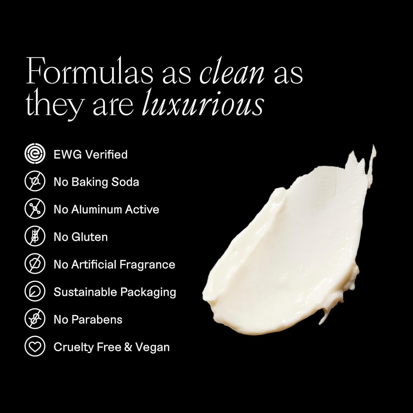 Each & Every Aluminum Free Deodorant for Men & Women, Cedar & Vanilla - All Natural Deodorant for Sensitive Skin, EWG Verified - Clean, Baking Soda Free, Plant-Based Fragrance - 2.5oz, 2 Pack