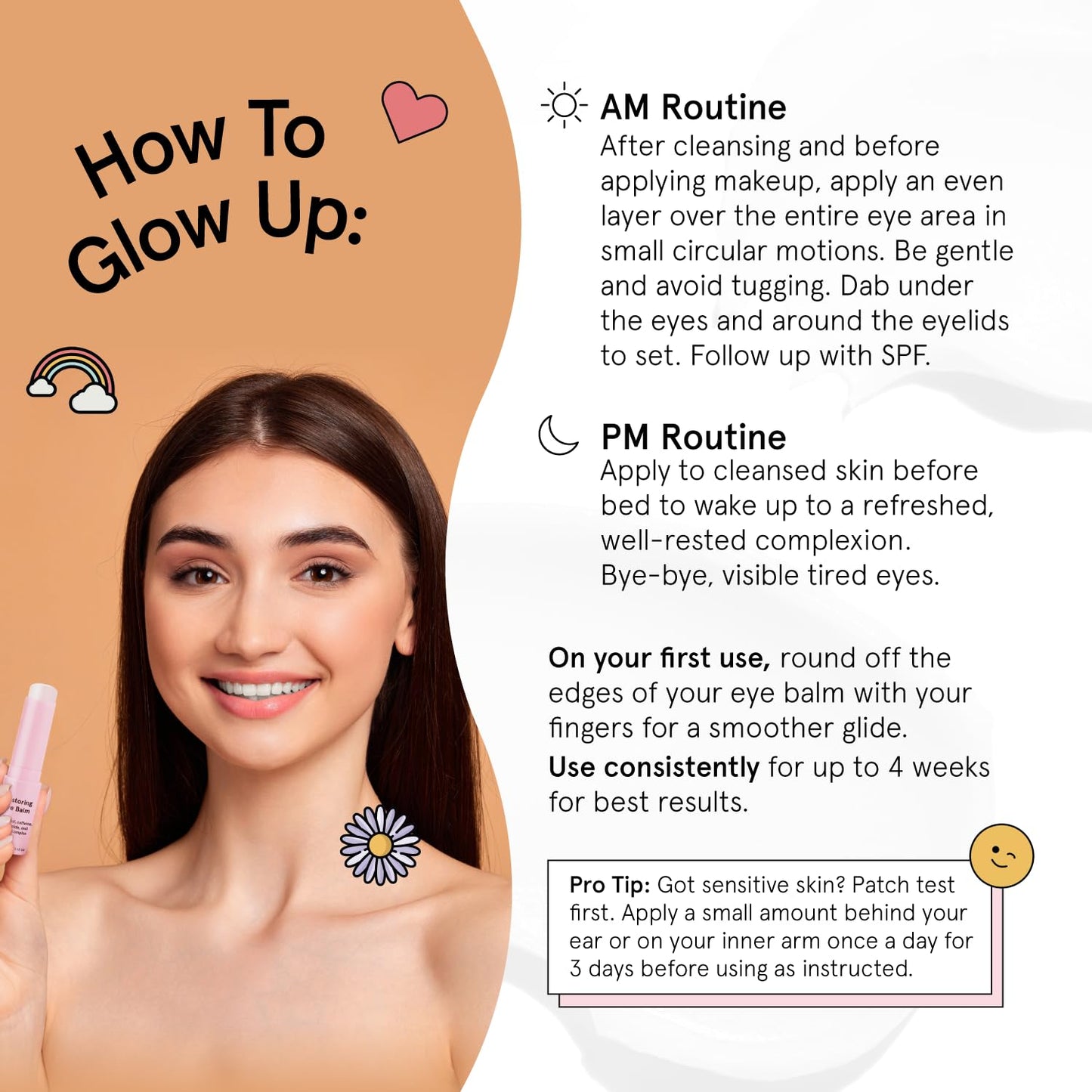 grace & stella Under Eye Brightener Balm Stick - Travel Size Toiletries - Retinol & Caffeine Eye Cream for Dark Circles, Puffiness, Wrinkles - Restore and Hydrate - Vegan Skincare (0.13oz / 3.5g)