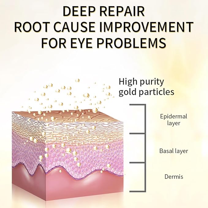 Under Eye Patches for Puffy Eyes (30 Pairs),Golden Under Eye Mask for Dark Circles and Puffiness,Gel Crystal Collagen Skin Care Products Eye Patches Effectively Moisturizing Nourishes,Travel Eye Mask