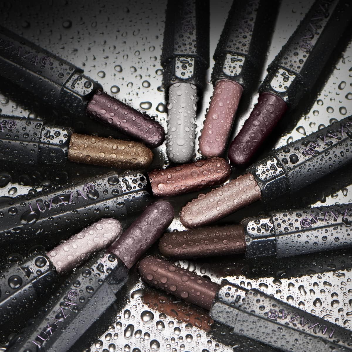 10PCS Eyeshadow Stick,Shimmer And Matte Brown Metallic Cream Eyeshadow Pencil Crayon with Smudge-proof & Waterproof, Eye Brightener Stick, Ideal Gift for Women - Ash Rose