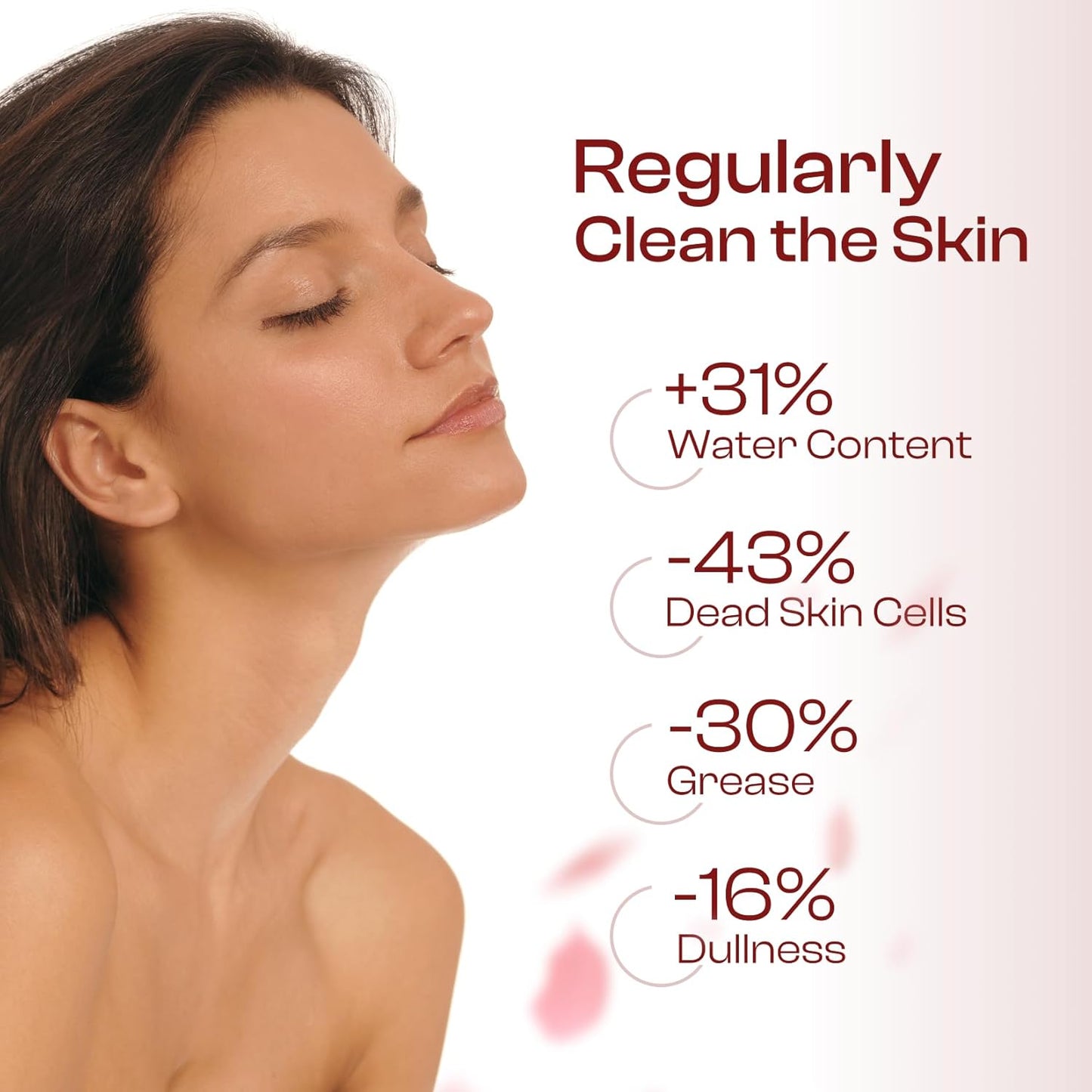 QUARXERY Purifying Exfoliating Gel 2Pcs:Gentle for Face - Facial Peeling Gel Scrub for Face Cleans Dirt & Oils