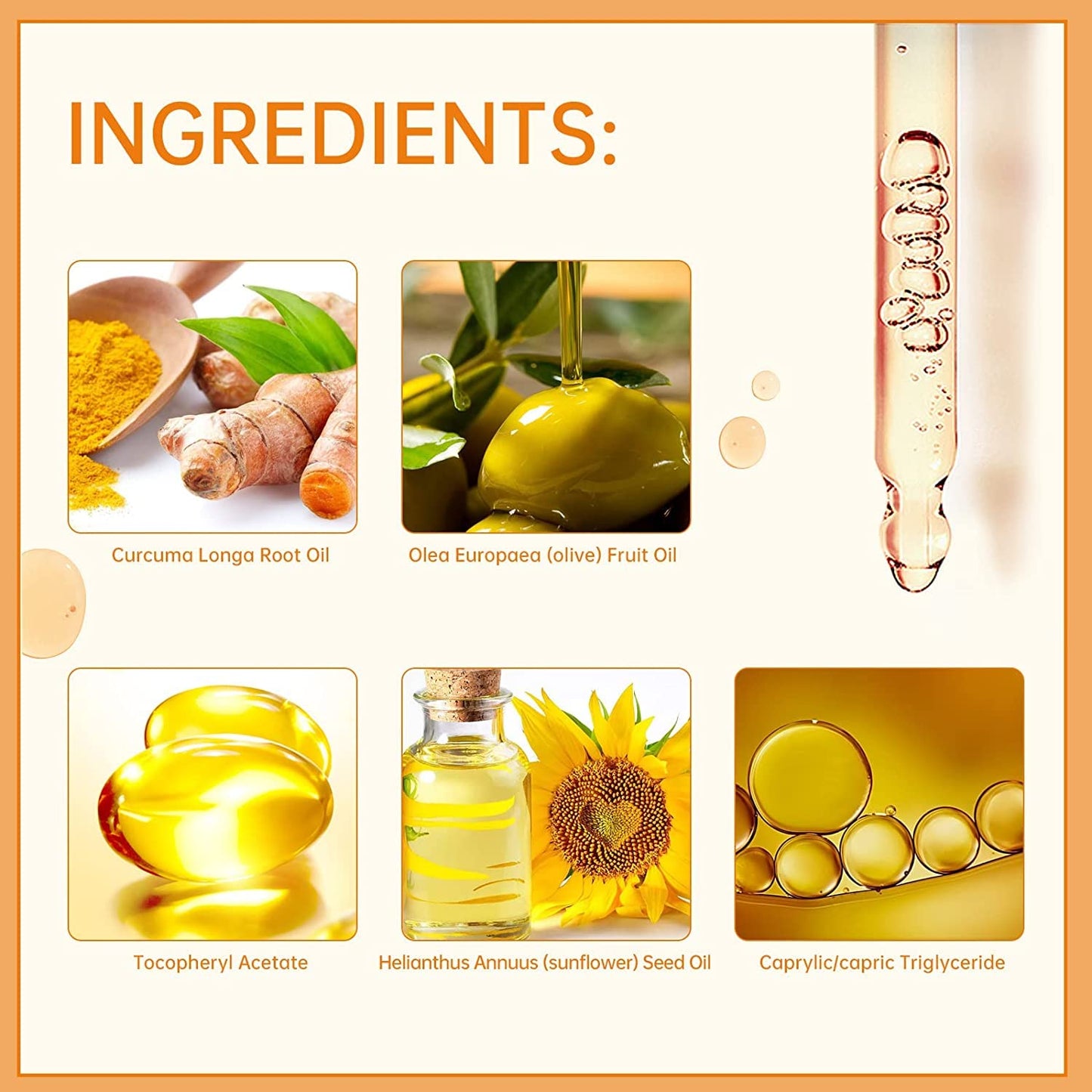 Turmeric Serum for Dark Spots 1 Fl Oz, Turmeric Dark Spot Corrector Serum for Face & Body, Anti Aging Facial Serum for Women and Men, Reduces Hyperpigmentation, Age Spots, Sun Spot, Improve Skin Tone