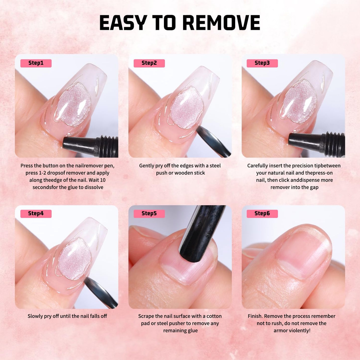2Pcs Semi Solid Nail Glue for Press On Nail, No Need for UV Lamp Super Strong Nail Glue Quick Drying Gel Long Lasting for Fake Acrylic Nails(15g x 2)