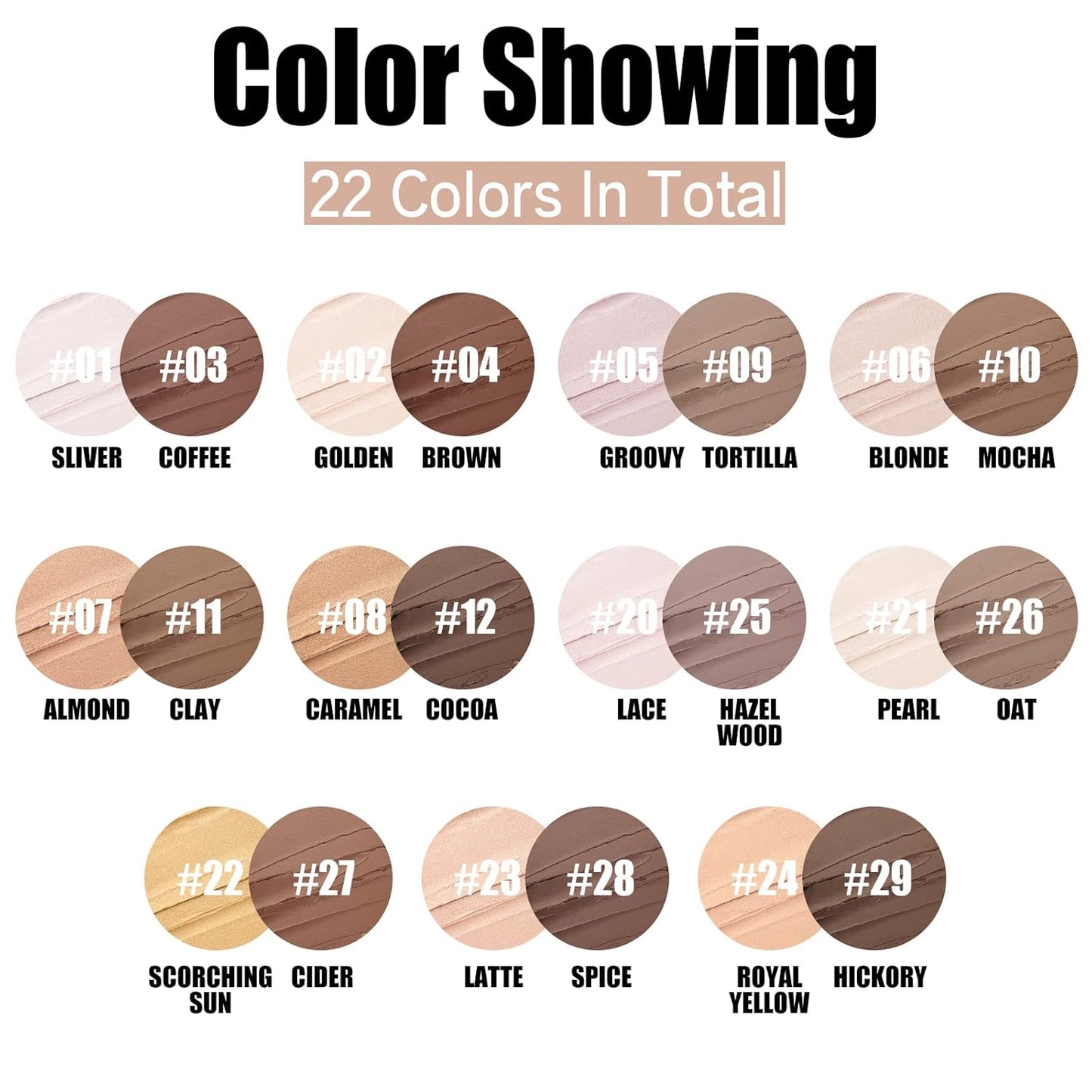 FOCALLURE 2 Pcs Mineral Cream Contour Stick,Moisturize Highlighter and Bronzer Pen,Non Stick Face Brightens & Shades Pencil,Long Lasting & Smooth Gliding Face Illuminator Makeup,Medium