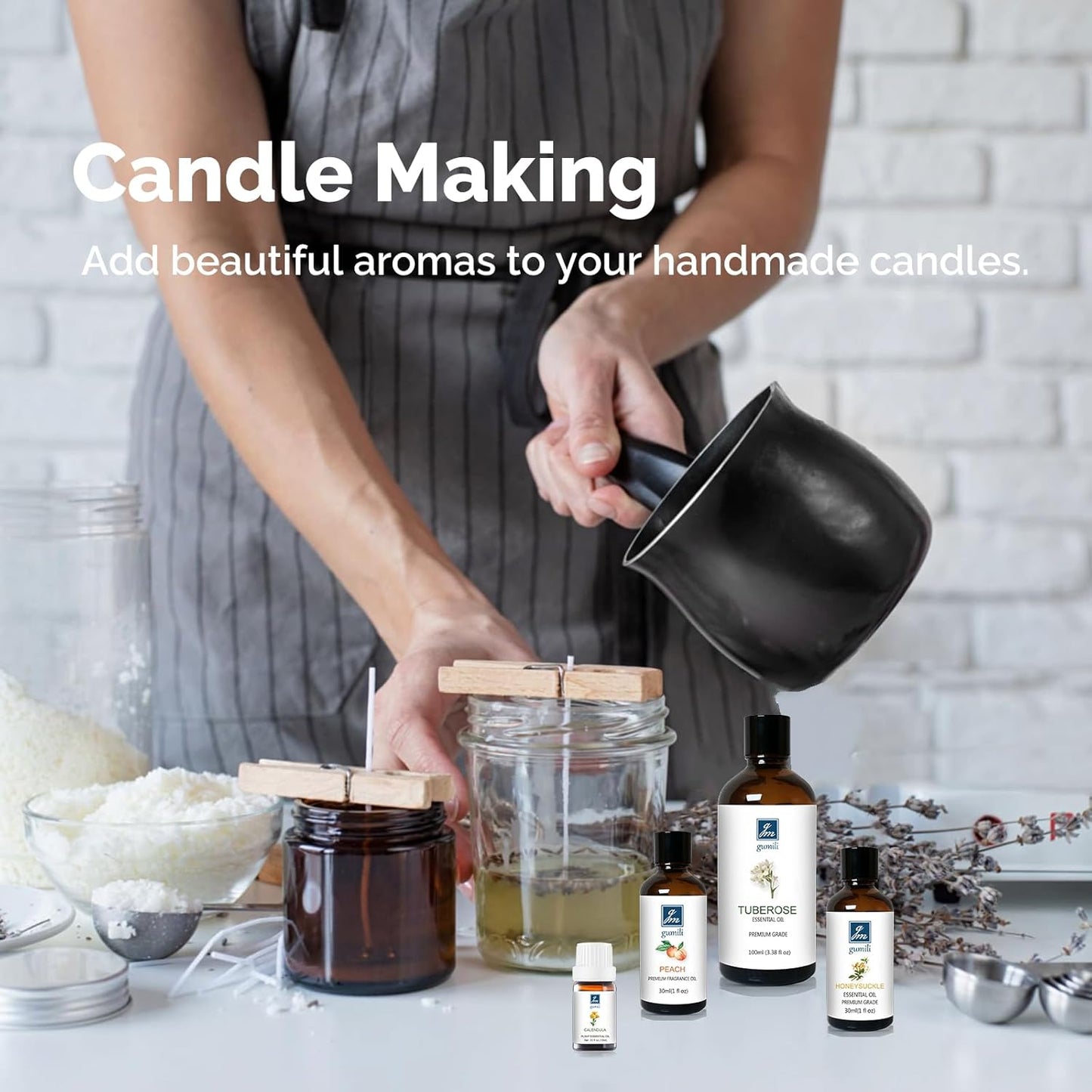 Tuberose Essential Oil, Home Fragrance Oil, Candle Scents Soy Wax Candle Making, Freshie Scents Oils for Soap, Dryer Balls, Diffusers, Laundry, Slime -1 oz /30ml