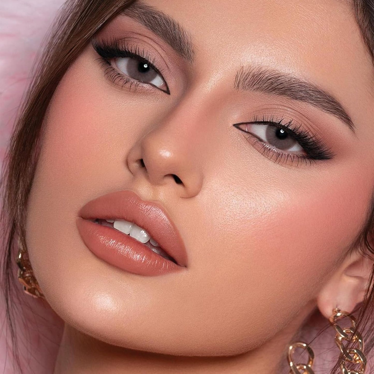 Self Adhesive Eyelashes Natural Look False Eyelashes Reusable Self Stick Lashes, No Glue Needed, 5 Pairs Mixed