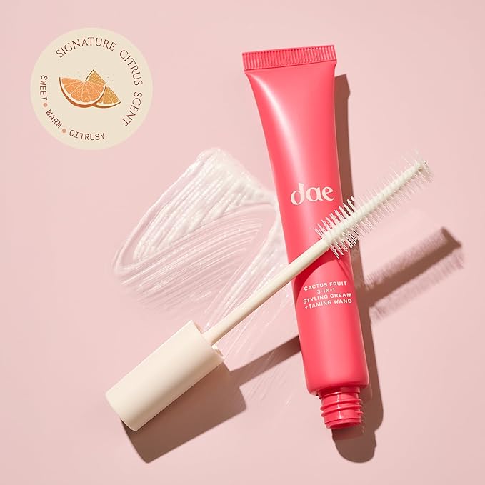 DAE Cactus Fruit 3-In-1 Styling Cream & Taming Wand - Tame Flyaways, Smooth Frizz, Style Edges (0.6 oz.)