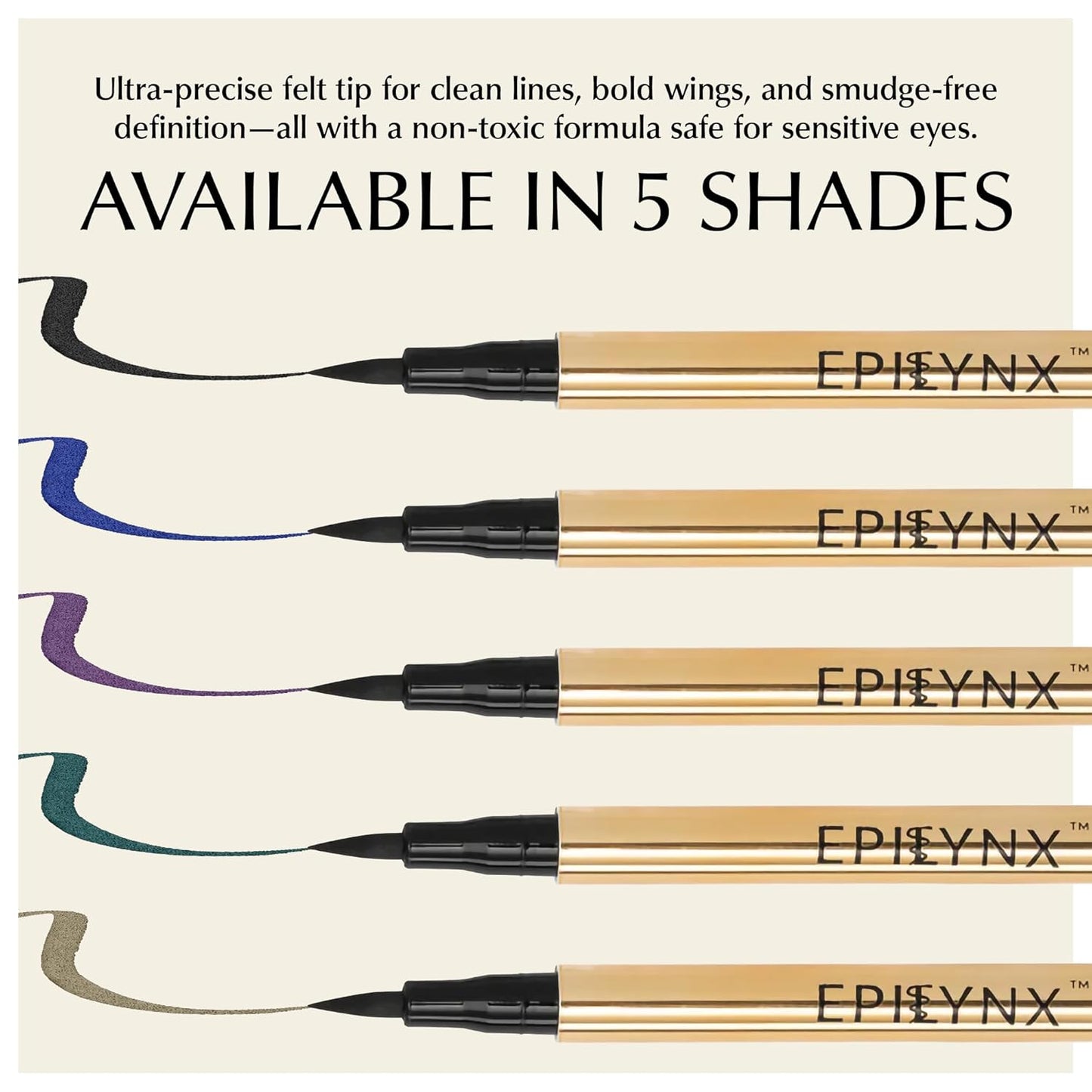 Waterproof Eyeliner - Smudge-Proof Liquid Eyeliner Pen with Precision Tip for Smooth, Long-Lasting Application - Vegan, Hypoallergenic & Gluten-Free Eye Liner - 2mL Blue