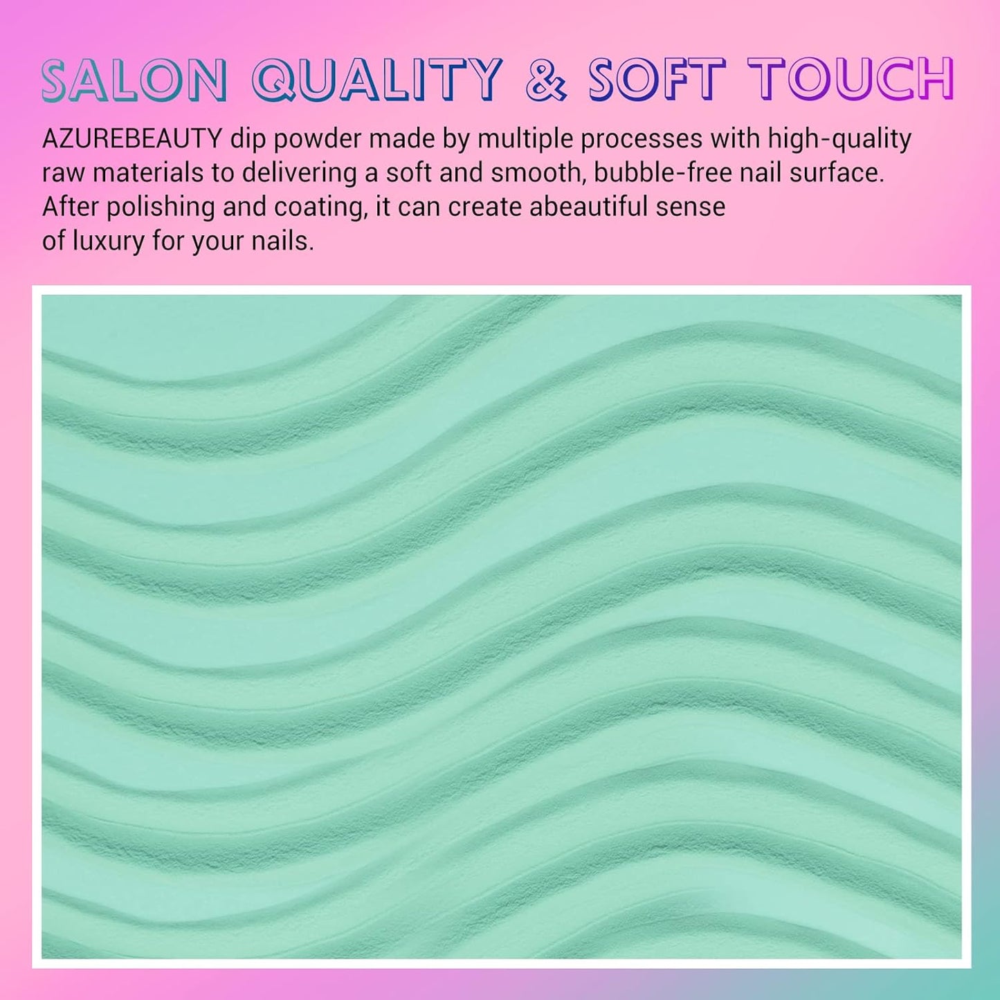 AZUREBEAUTY Color Changing Dip Powder Nail Set, Blue Green Pink Red Grey Trend Ombre Cold Warm Temperature Mood French Nail Art Manicure DIY Salon Gifts, No Need Nail Lamp Cured 6 PCS