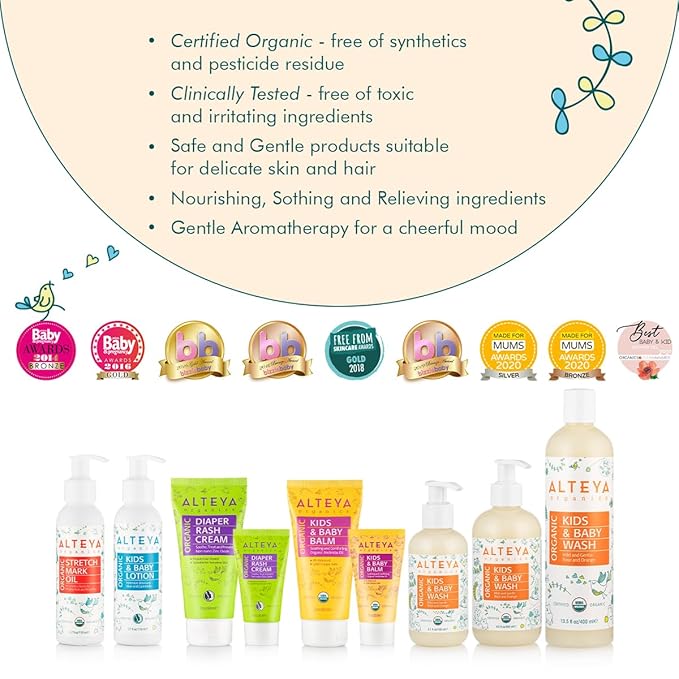 Alteya Organics Organic Pregnancy Stretch Oil 3.7 Fl Oz/110mL