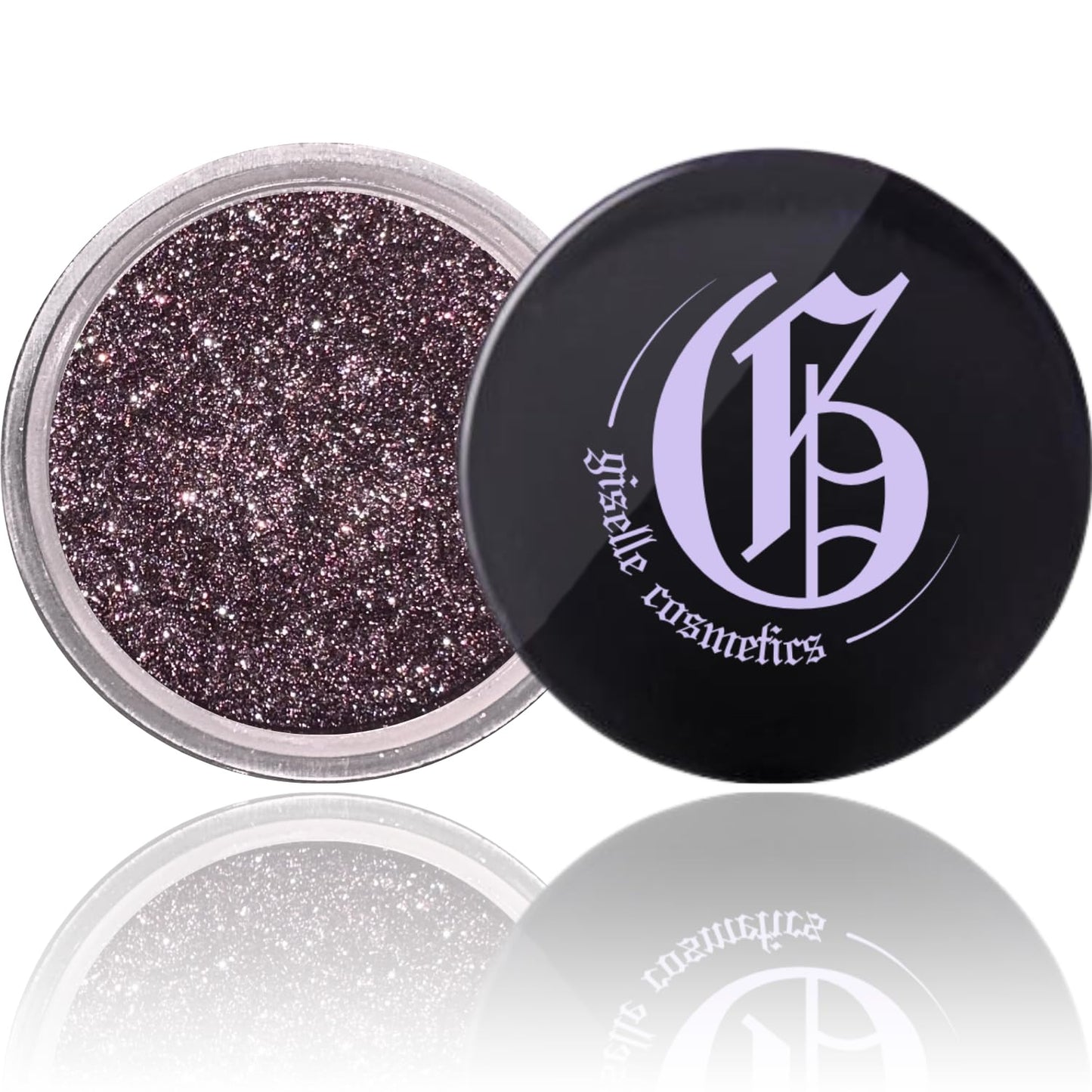 Black Cherry Loose Mineral Eyeshadow Palette - Versatile Make Up Kit with Highlighter Makeup, Glitter, Shimmer, and Colorful Shades