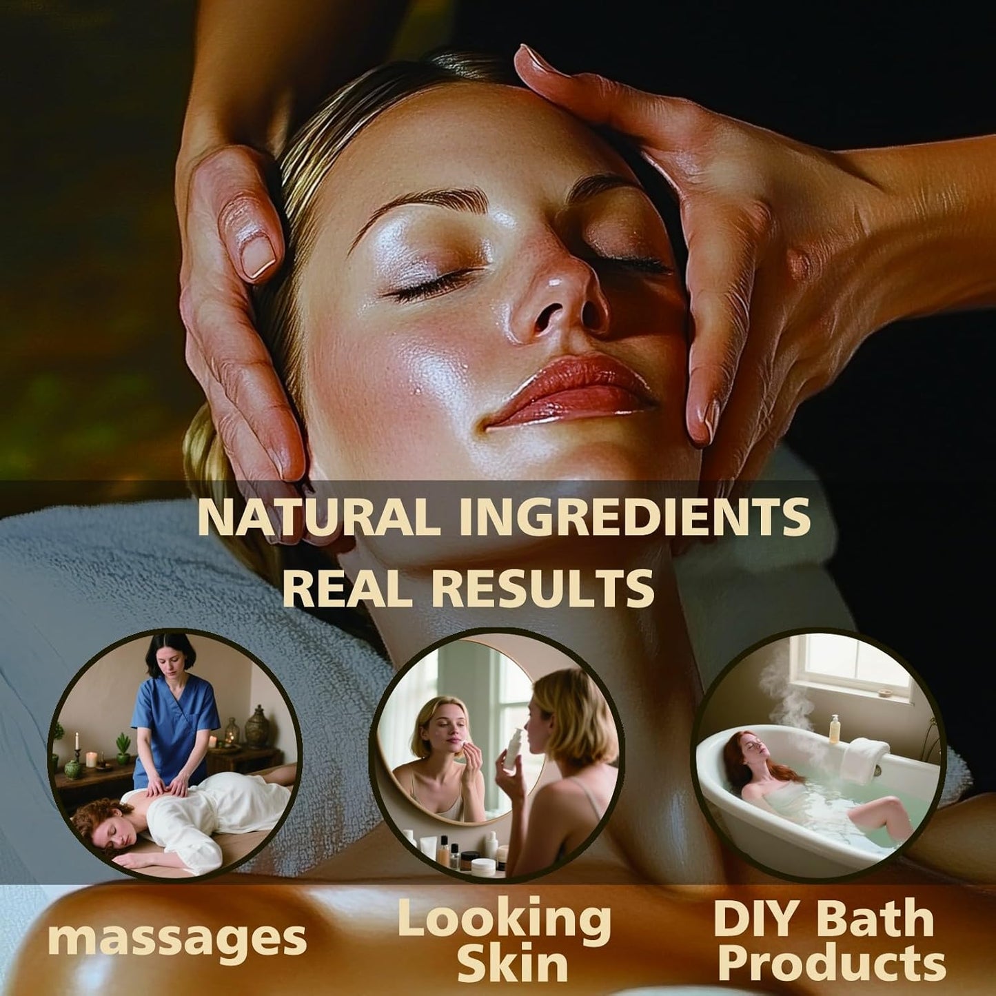 Gardenia Fragrance Oil-Gardenia Essential Oil 4.33oz (130ml)-100% Pure Natural Scent for Diffusers, Candles, Soap Making & Aromatherapy-Relaxing Home & Gift Essential Oil for Bath, Massage