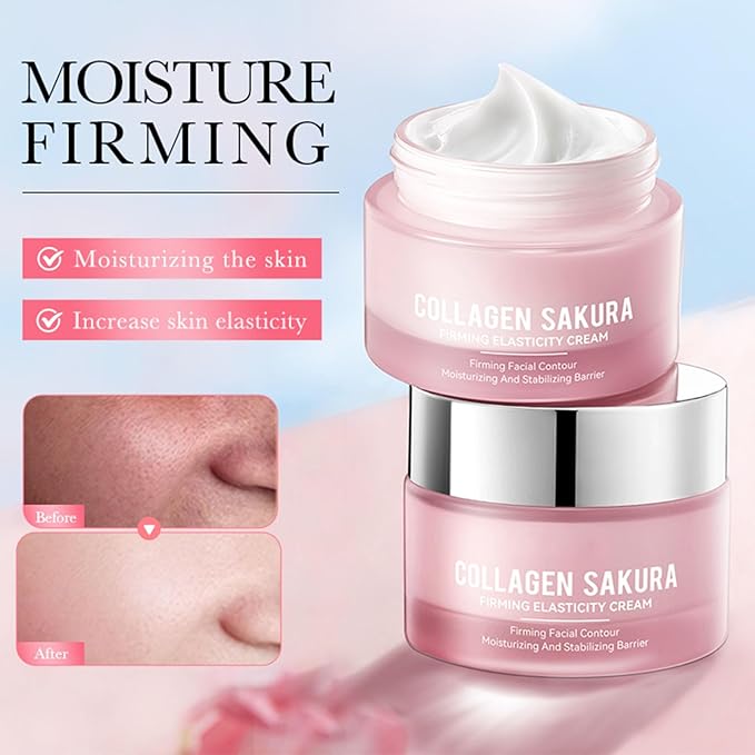 sakura skin routine kit for women - facial skin care sets & kits - skin care bundle - Moisturizing, firming skin, deep cleaning