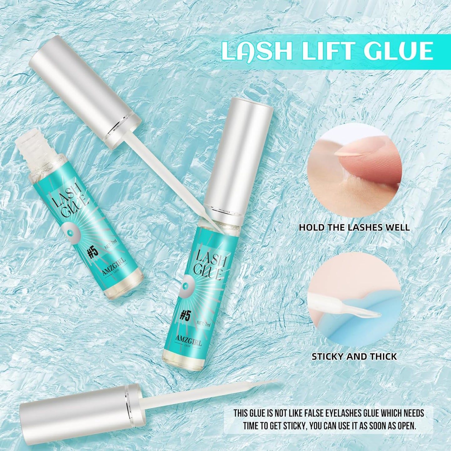 Lash Lift, Eyelash Perm Kit & Black Brow Lamination Kit, Natural Eyelash Curling Lash Extension Set, Lash Perm Kit Detailed Instruction and Complete Tools Achieve Salon-Quality