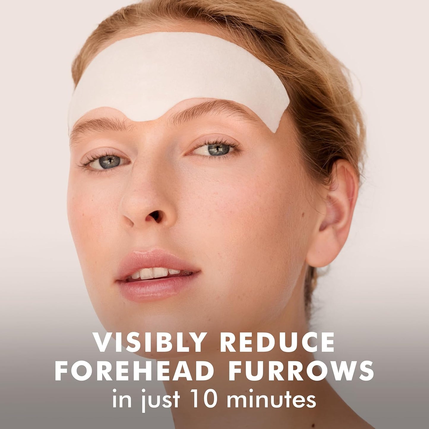 Skyn ICELAND Hydro Cool Firming Forehead Patches, 10 Minute Smoothing Treatment with Peptides and Hyaluronic Acid, All Skin Types, 4 Patches