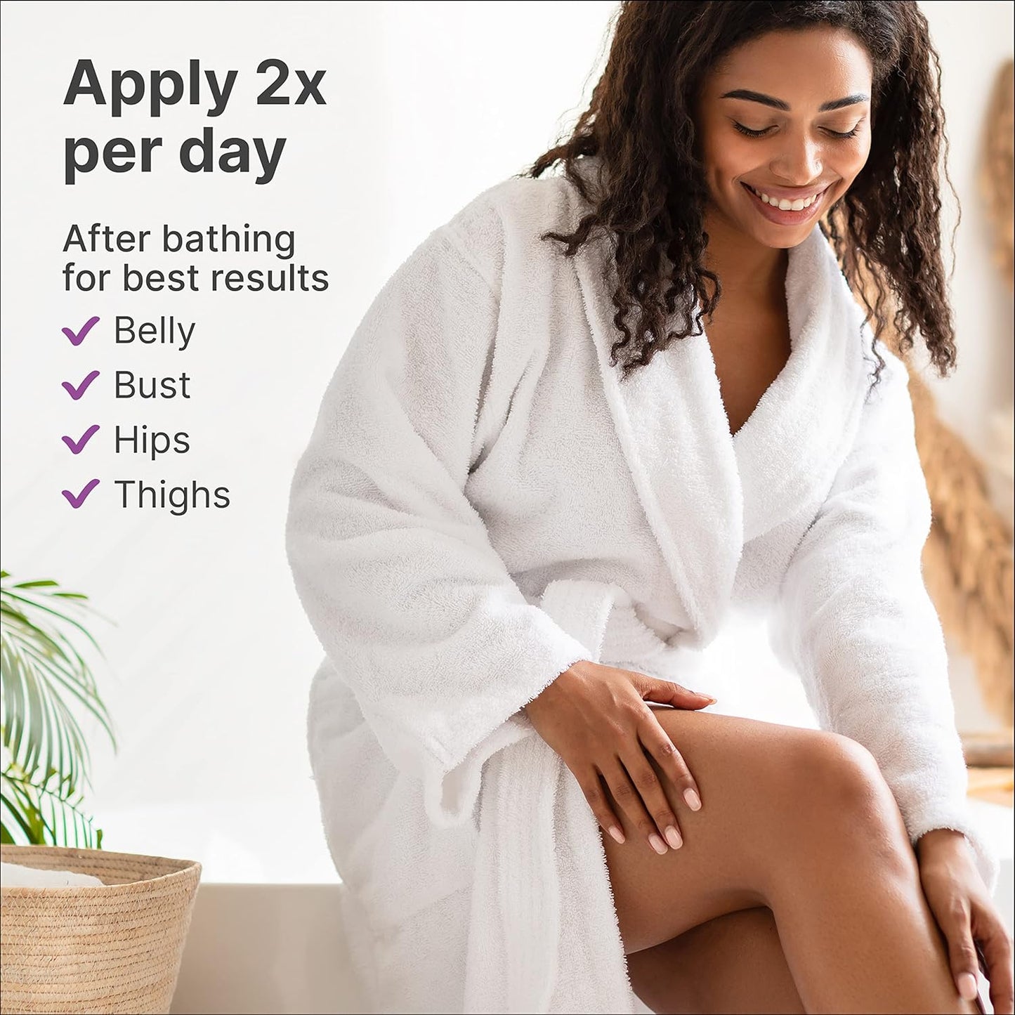 TriLASTIN Maternity Stretch Mark Prevention Cream (4oz) | Hypoallergenic and Paraben-Free | Pregnancy Must Haves | Stretch Mark Cream for Pregnancy | Scar and Stretch Mark Remover Cream (2 Pack)