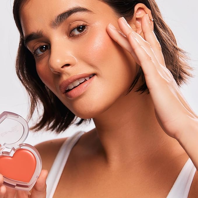 The Creme Shop Crème Blush Balm: Dewy Color Perfection with Aloe Vera. Buildable, Long-lasting, Easily Blendable for Naturally Rosy Cheeks. Embrace the Glow – Teddy Bear