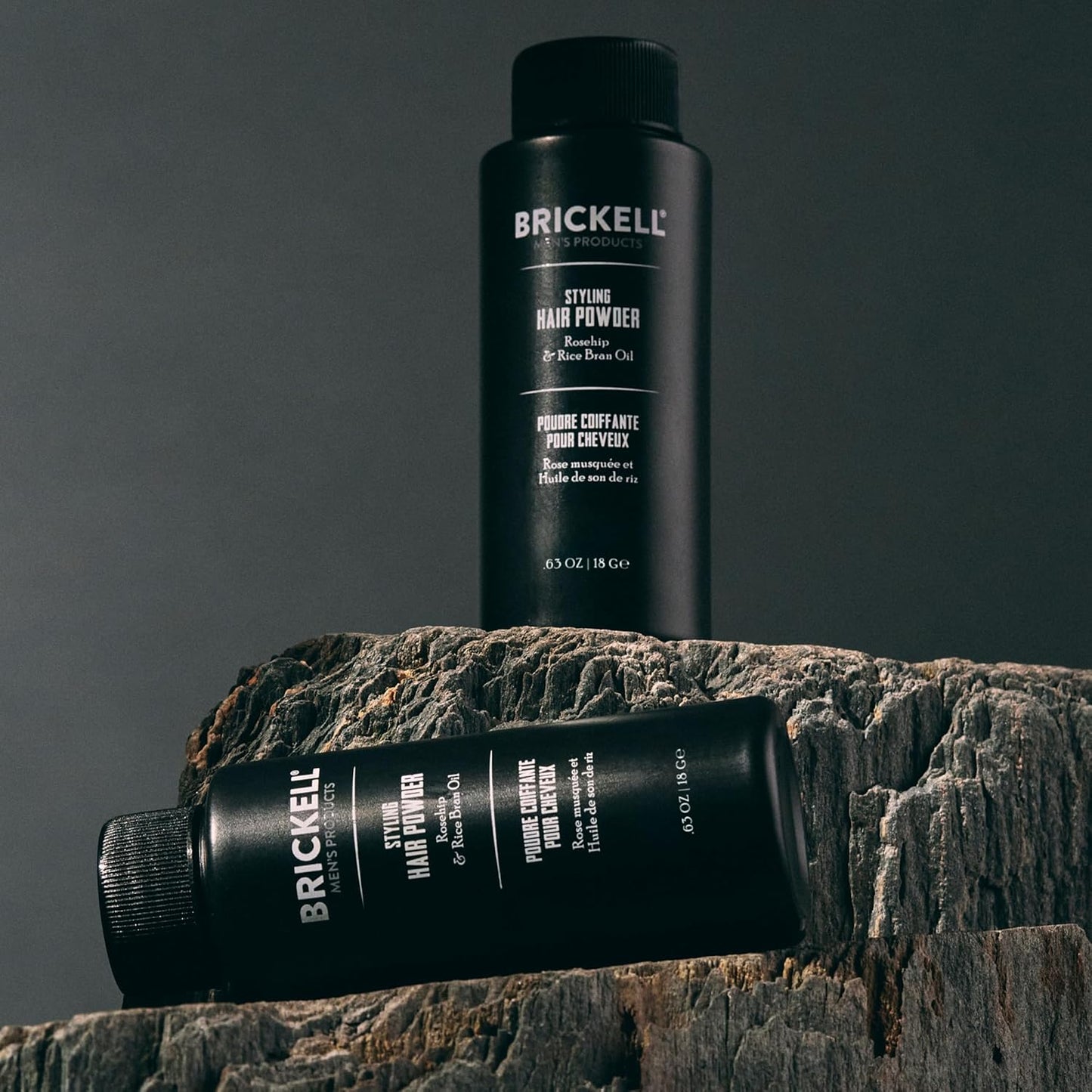 Brickell Men's Styling Hair Powder For Men, Creates Volume, Natural & Organic, Non-Greasy Texturizing Powder, 18g, Fragrance-Free