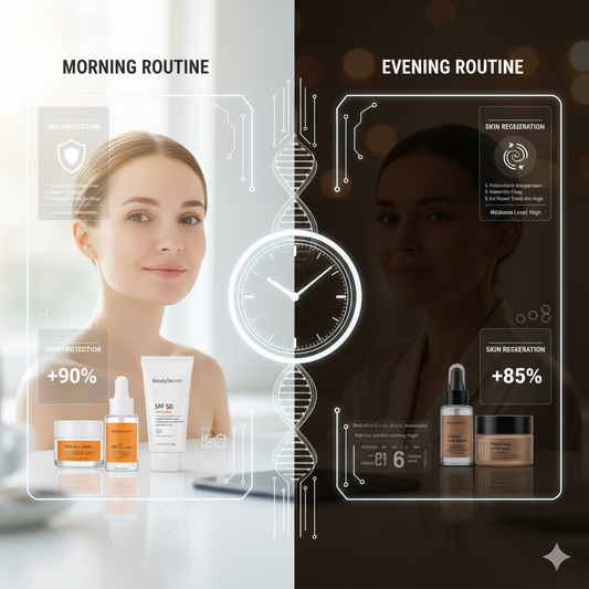 4-4 Turning Back the Skin Clock : Your Morning/Evening Skincare Routine Aligned with Your Circadian Rhythm