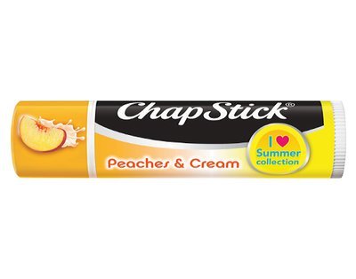 ChapStick Summer Collection Peaches& Cream, 0.15 oz (Pack of 2)