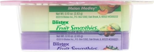 Blistex Fruit Smoothies Lip Protectant Assorted, 3 ct (Packaging May Vary)