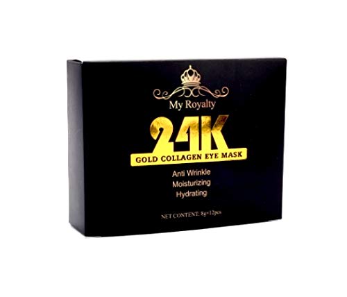 My Royalty 24K Gold Eye Mask 12 pairs collagen eye mask - anti aging, puffy eyes, tired eyes, dark circles, anti wrinkle, hylauronic acid