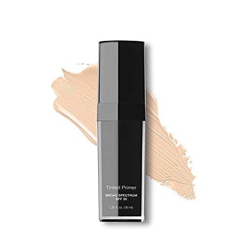 Tinted Face Primer Broad Spectrum SPF 20 Hydrates Smooths and Protects Skin (Light)