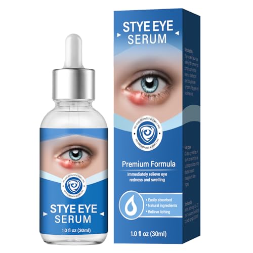 Stye Eye Treatment, Stye Eye Serum for Styes Chalazion and Blepharitis, Gently Cleanses Lashes and Eyes, Restore Healthier Eye Skin, 1 Fl.oz