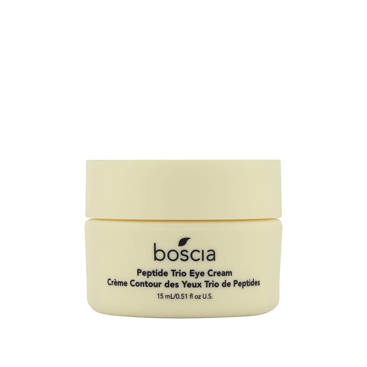 boscia Peptide Trio Eye Cream - Vegan, Cruelty-Free, Natural Skin Care - Age-Defying Eye Cream with Peptide Blend and Organic Botanical Oils - With Hyaluronic Acid - For All Skin Types - 0.51 Fl Oz
