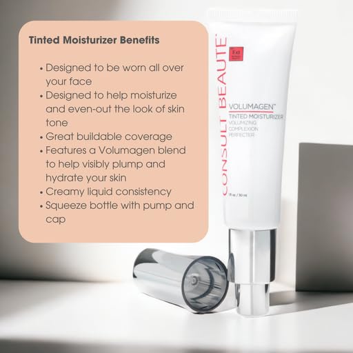 Consult Beaute Volumagen Tinted Moisturizer - Medium-to-Full Coverage - Buildable Coverage -1 fl.oz. - Light shade