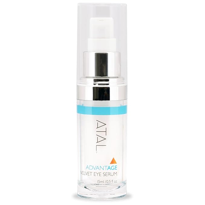 – Advantage Velvet Eye Serum, Reduce Eye Puffiness, Dark Circles, Anti Aging Eye Cream, Firms, Hydrated, Haloxyl, Eyeliss, Matrixyl 3000, Hyaluronic Acid, Non Greasy, Fragrance Free (0.5 oz.)