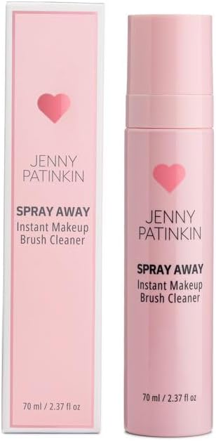 New Makeup Brush Cleaner Cleanser Spray, Quick-Drying cleaning solution for Makeup Brushes, Makeup Sponge, Powder Puff, Professional & Travel-Sized makeup sanitizing spray, 70 ml