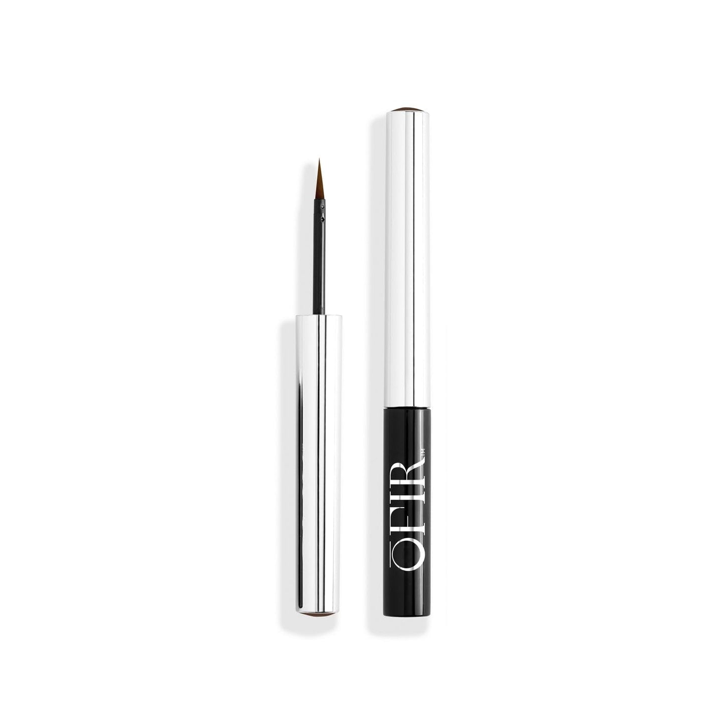OFIR Brow Tonic Serum Browliner | Smudge-Proof Matte Finish | Hybrid Makeup & Skincare with Hyaluronic Acid & Plant Extracts | Strengthening | Cruelty-Free Brow Serum | Pecan - Warm Brown, 0.057 Oz
