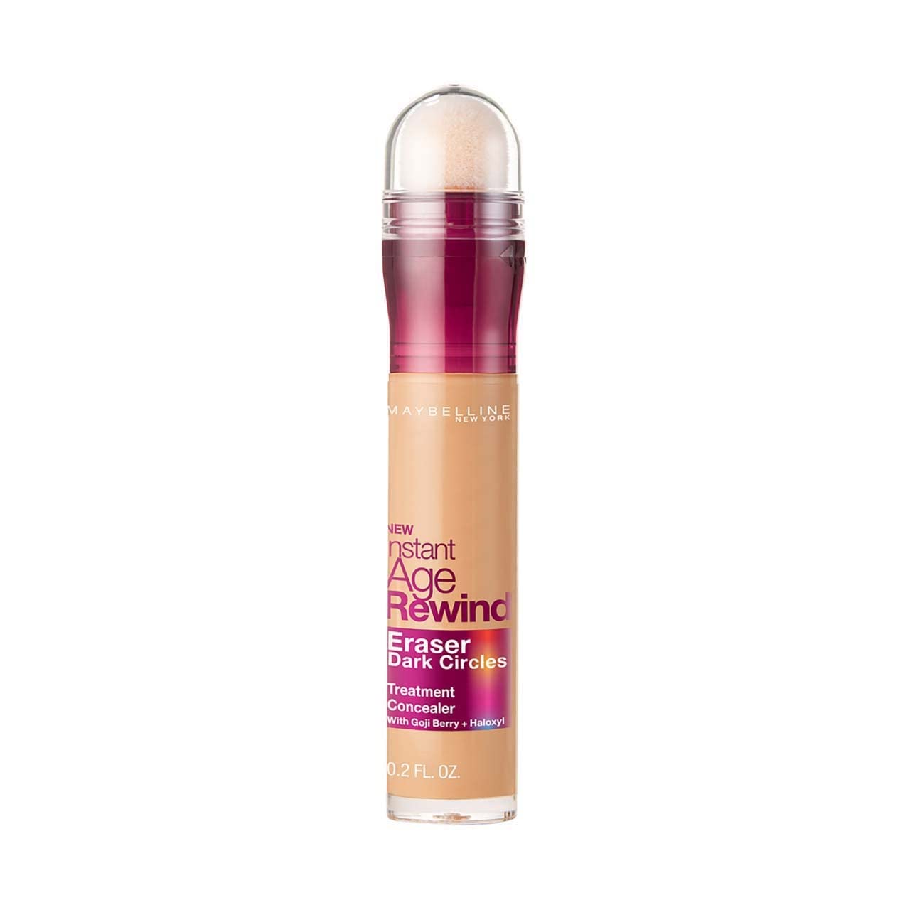 Maybelline Instant Age Rewind Eraser Dark Circles Treatment Concealer, Medium .2 oz (Pack of 4)