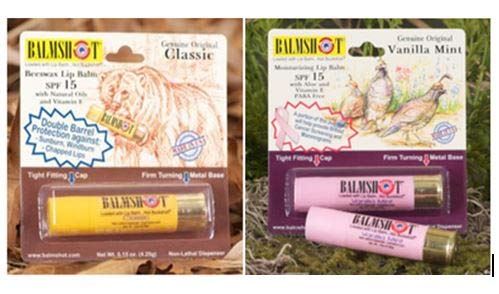 BALMSHOT Lip Balm Two Pack of Classic & Pure Pink
