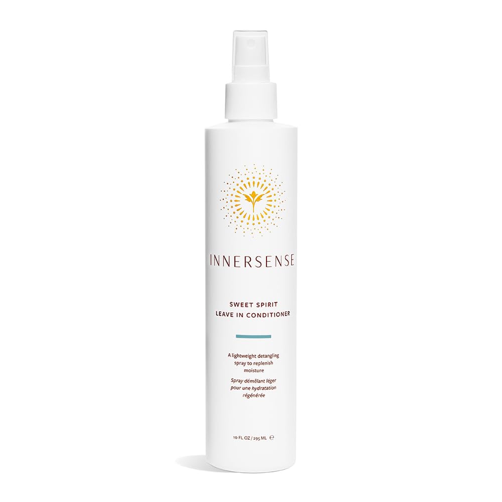 INNERSENSE Organic Beauty - Natural Sweet Spirit Leave-In Conditioner | Non-Toxic, Cruelty-Free, Clean Haircare (Full Size, 10 fl oz | 295 ml)