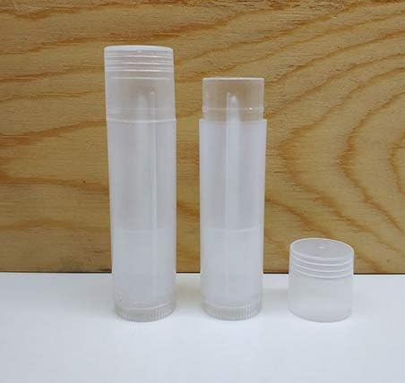 12 Pieces Clear Plastic Empty Lip Balm Tubes Containers DIY Lip Balm Lip Gloss Tube Pipe Bottle