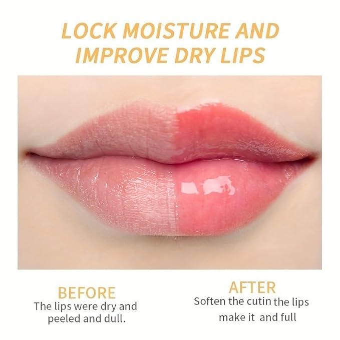 3PCS Bee Lip Balm Honey Pot, Moisturizing Propolis Lip Mask,Hydrating Prevention Dry and Cracked Lip Scrubs Exfoliator,Lip Sleep Mask Reduces Lip Lines Lip Skin Care Products