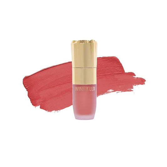 Winky Lux Cheeky Rose Liquid Blush, Gel Cream Blush Wand, Blendable & Buildable Pigment, Long Lasting Weightless Velvet Finish, Dusty Rose Blush, Noble