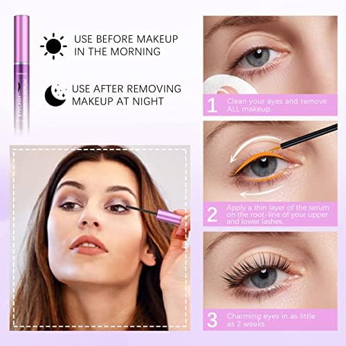 PERMANIA Lash Lift Kit, Eyelash Growth Serum, Advanced Formula for Longer, Fuller, and Thicker Lashes Salon Quality Eyelash Perm with Safe and Effective Result