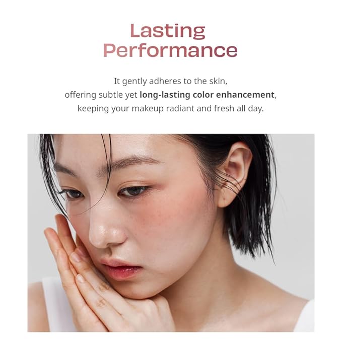 Moist Ampoule Blusher, Buildable Water-based Formula, Infused with over 50% moisture essence, no tackiness, long-lasting moisture, weightless feel (01 Nude Beige, 20ml)